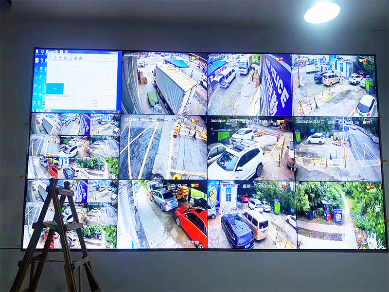 拼接大屏在智慧停車場(chǎng)得到使用